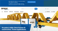 Desktop Screenshot of demagcranes.fr