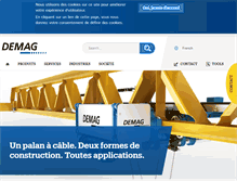 Tablet Screenshot of demagcranes.fr